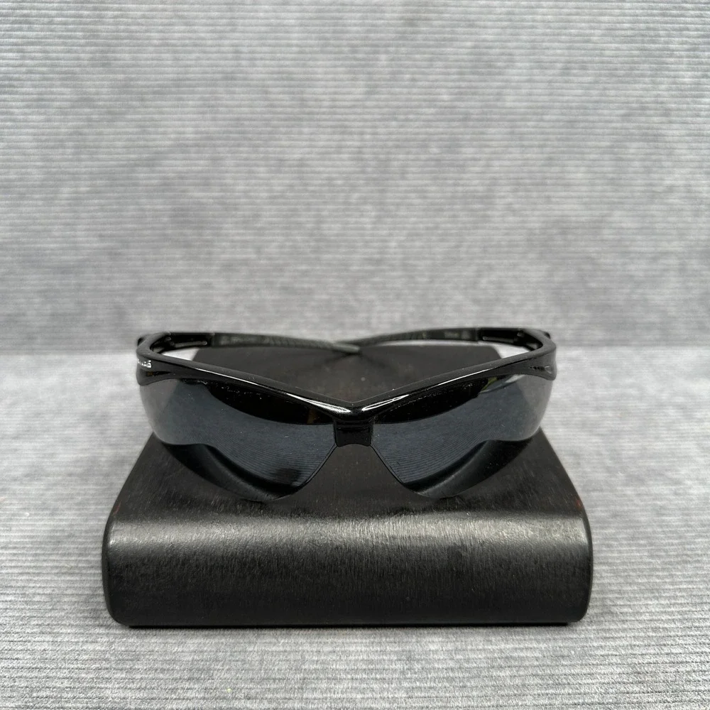 Genesis Z87+ Safety Sunglasses Black Wrap Around Frame Smoke Lens  Y2k